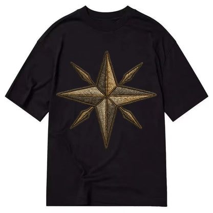 Nautical Star  - Classic T-shirt - Black