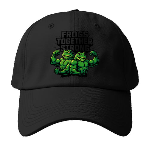 Frogs Together Strong - Baseball Cap For Big Heads