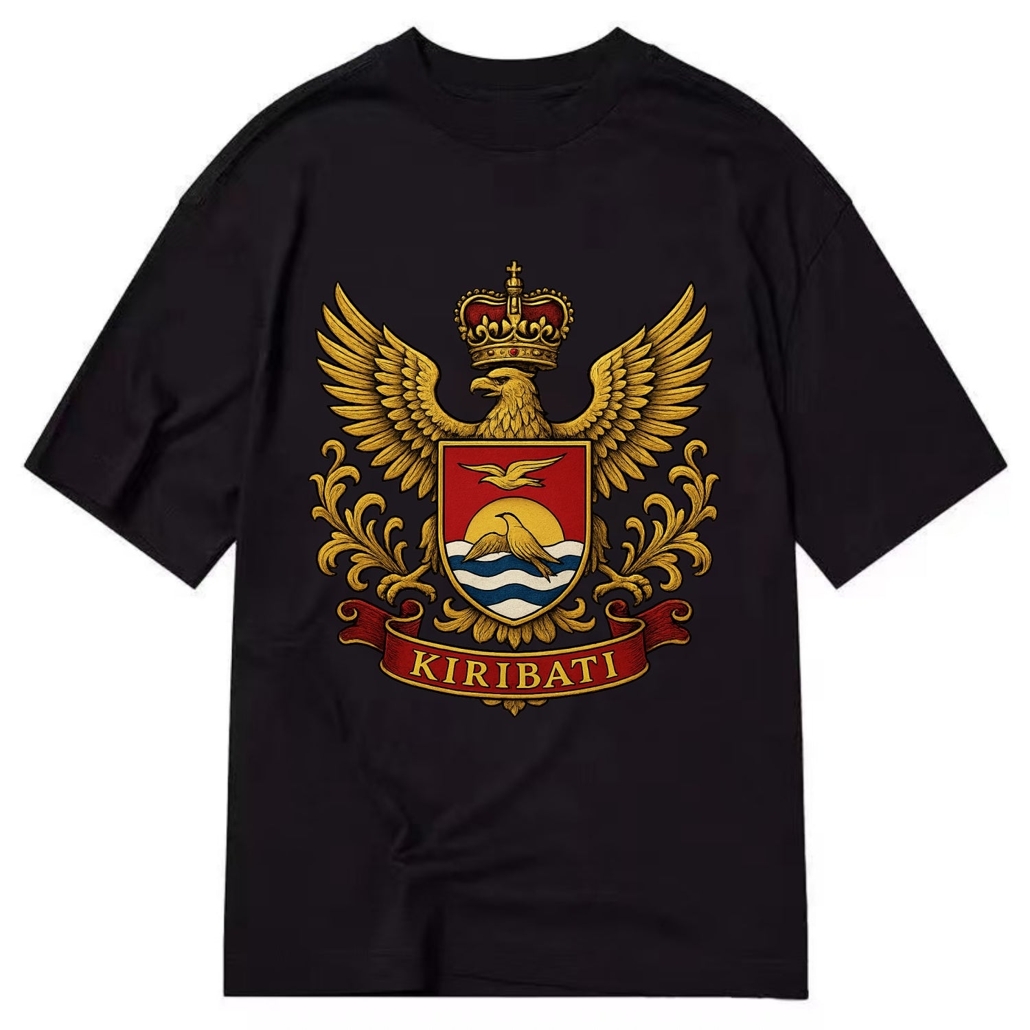 Kiribati Heritage Badge  - Classic T-shirt - Black