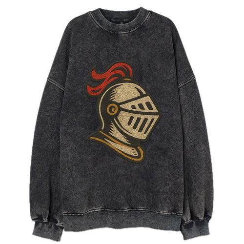 Knight Helmet  - Vintage Sweatshirt