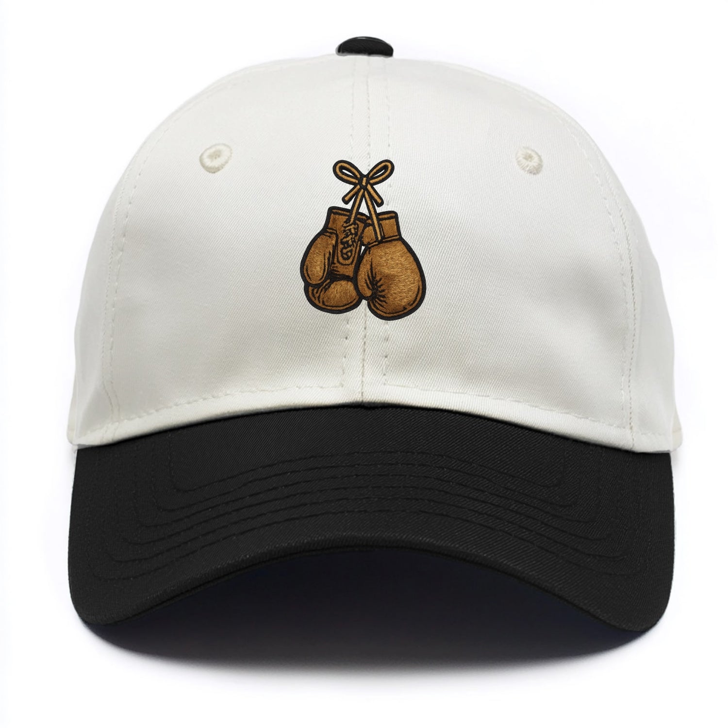 Boxing Gloves  - Two Tone Cap - Black