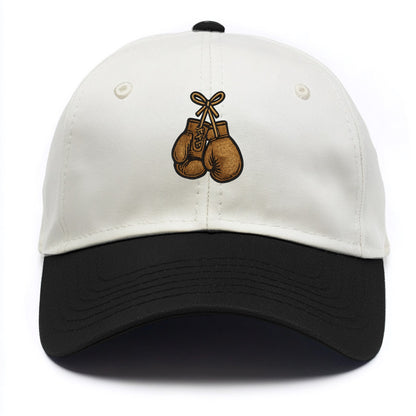 Boxing Gloves  - Two Tone Cap - Black