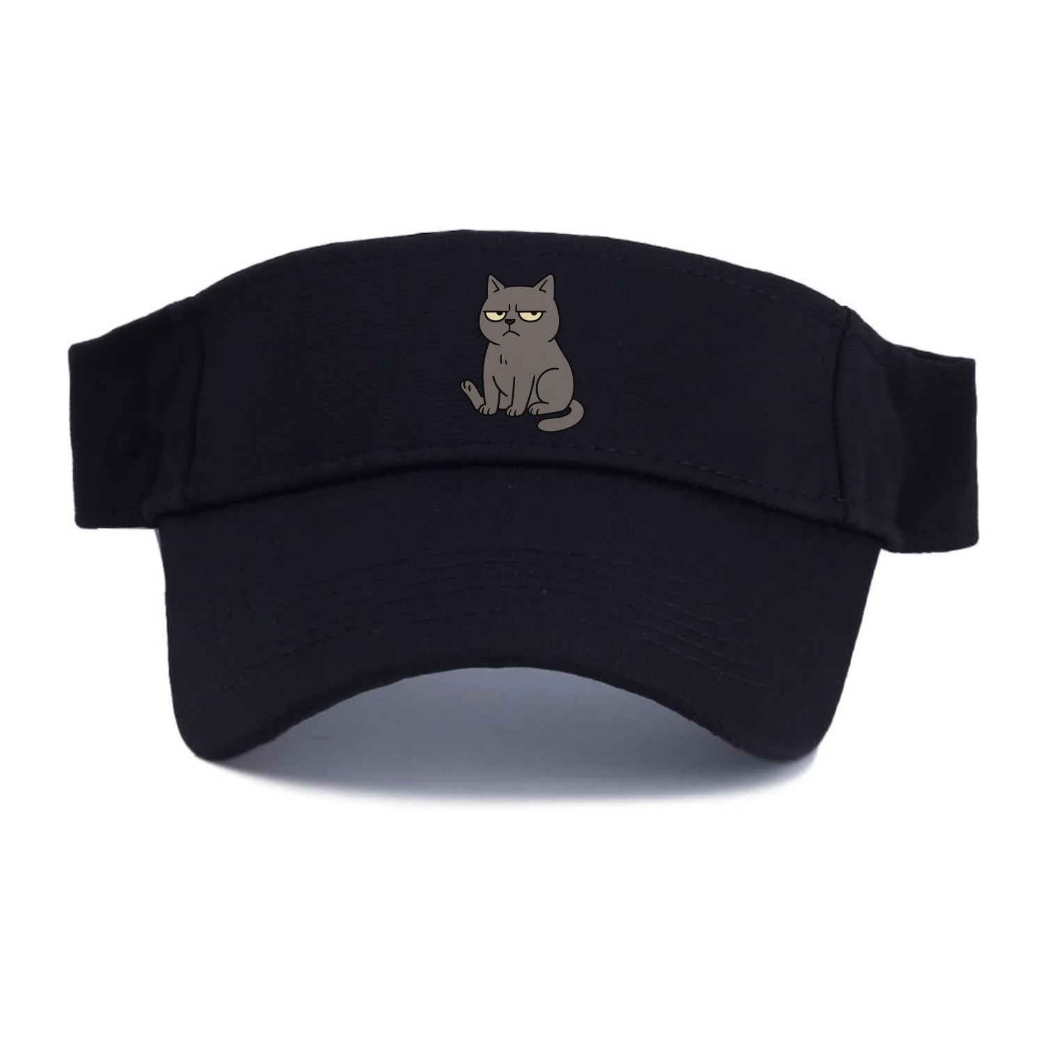 The Cat Judging Silently - Visor - Black