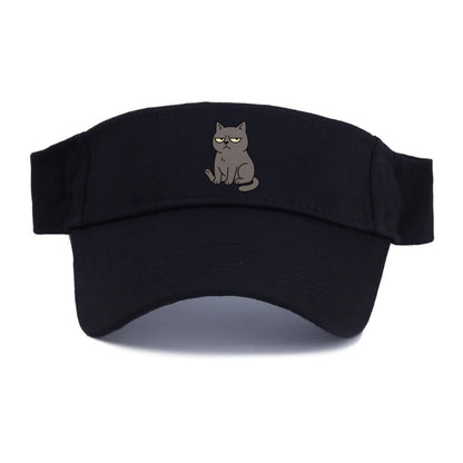 The Cat Judging Silently - Visor - Black