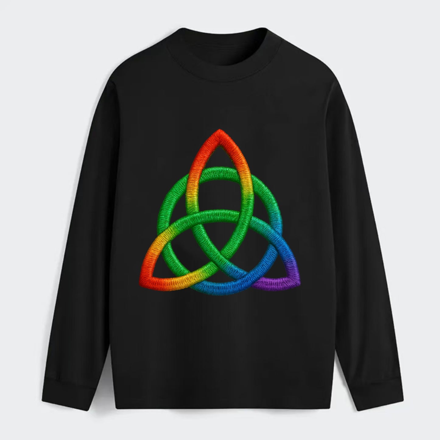 Triquetra  - Classic Long Sleeve Shirt - Black
