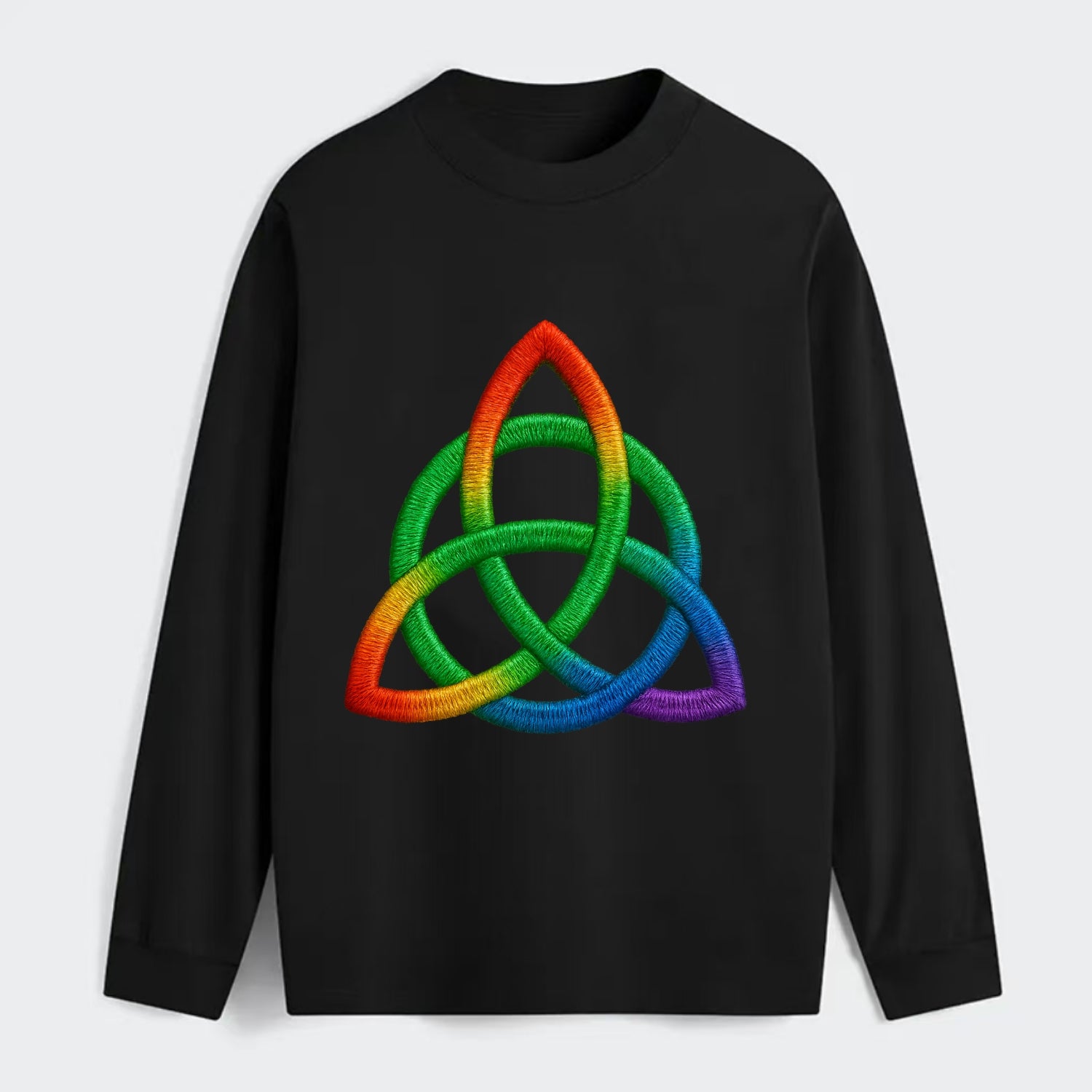Triquetra  - Classic Long Sleeve Shirt - Black