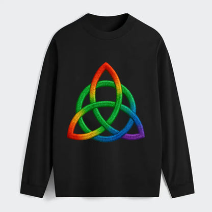 Triquetra  - Classic Long Sleeve Shirt - Black