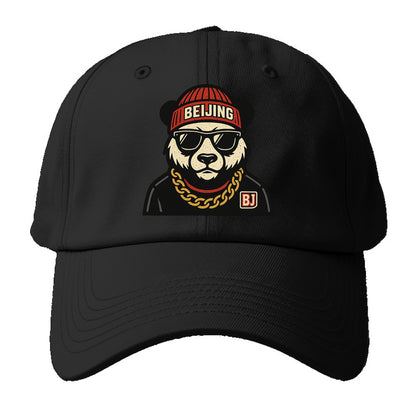 Beijing Panda - Baseball Cap - Black