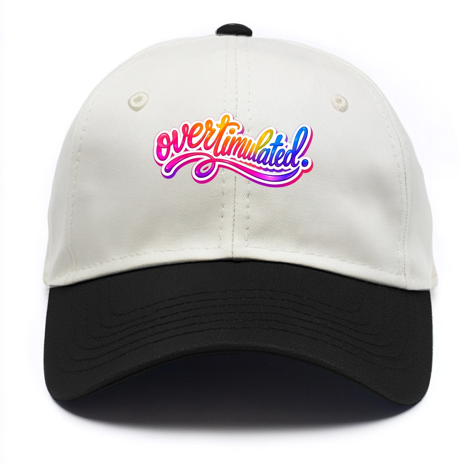 Overstimulated - Two Tone Cap - Black