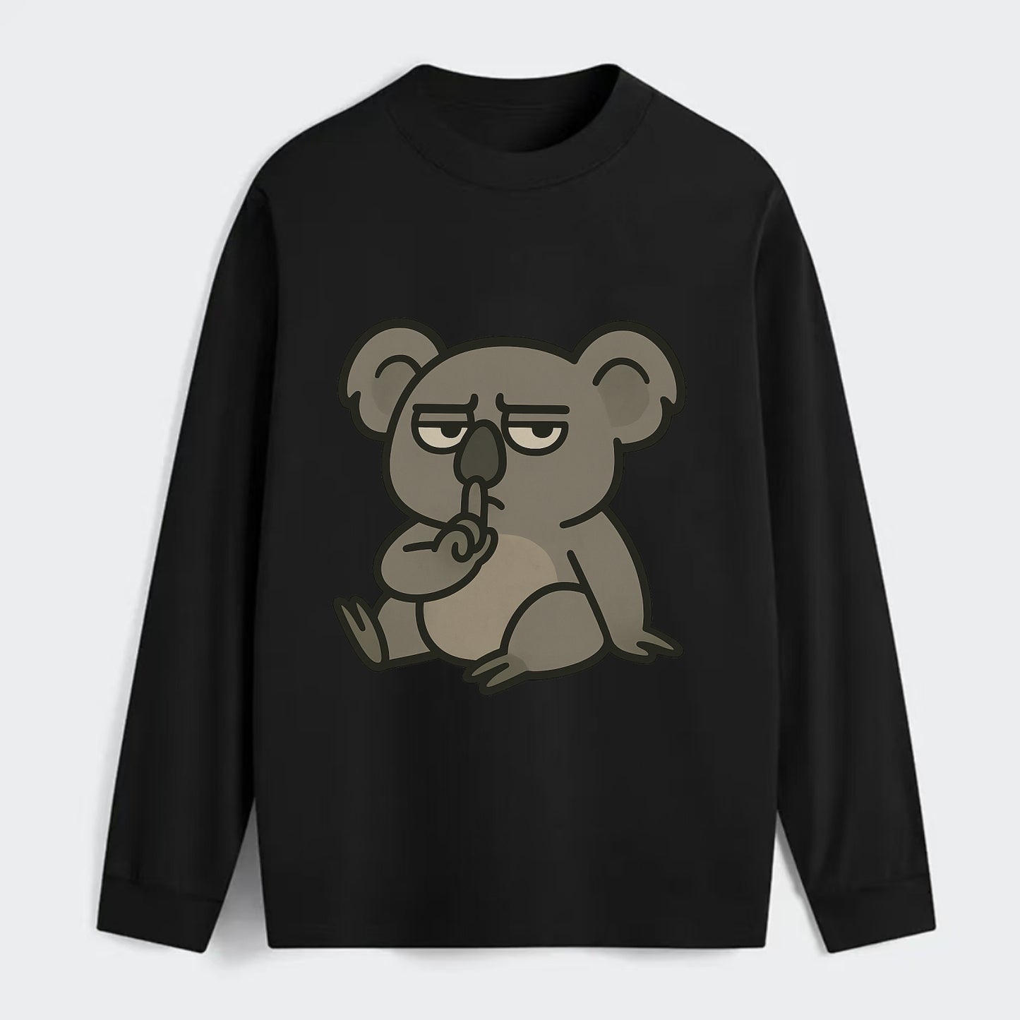 The Koala Judging - Classic Long Sleeve Shirt - Black