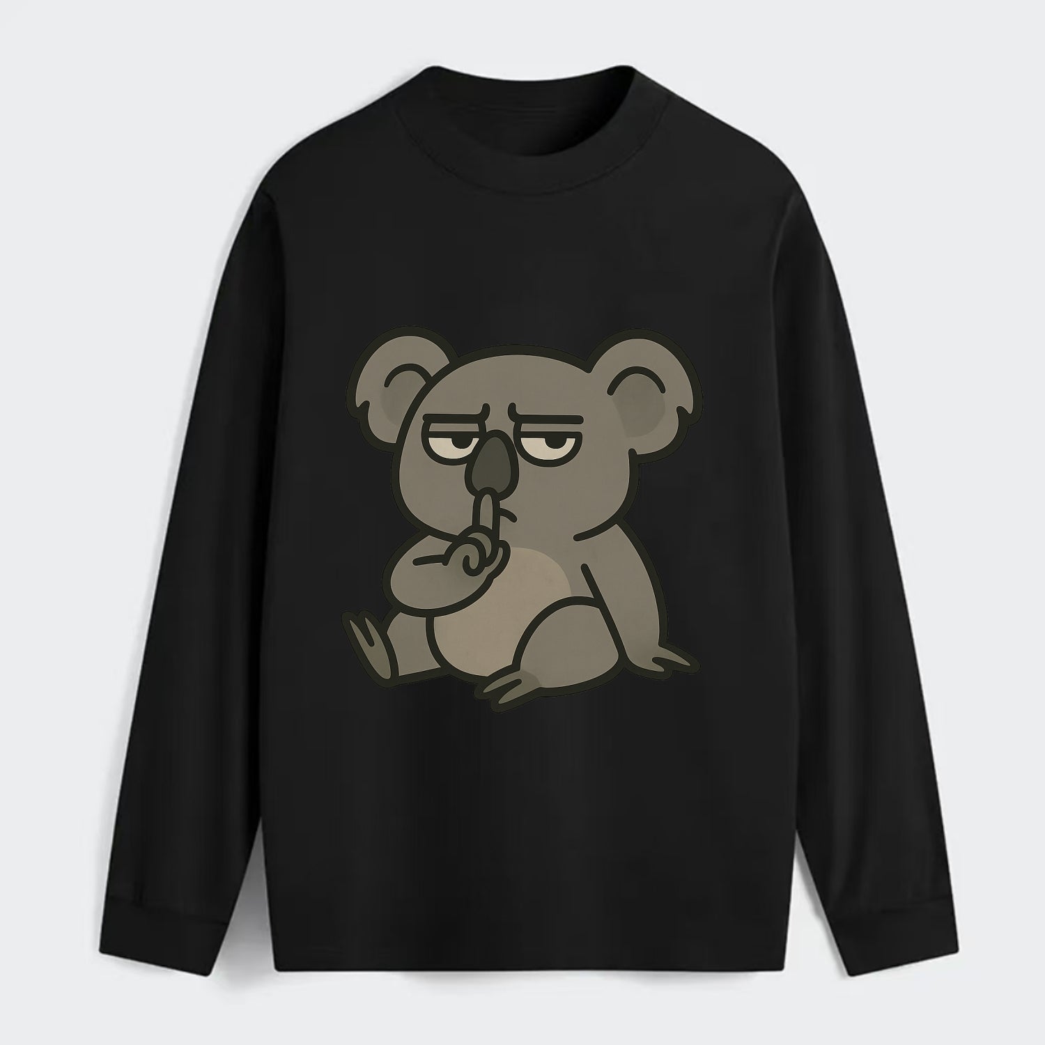 The Koala Judging - Classic Long Sleeve Shirt - Black