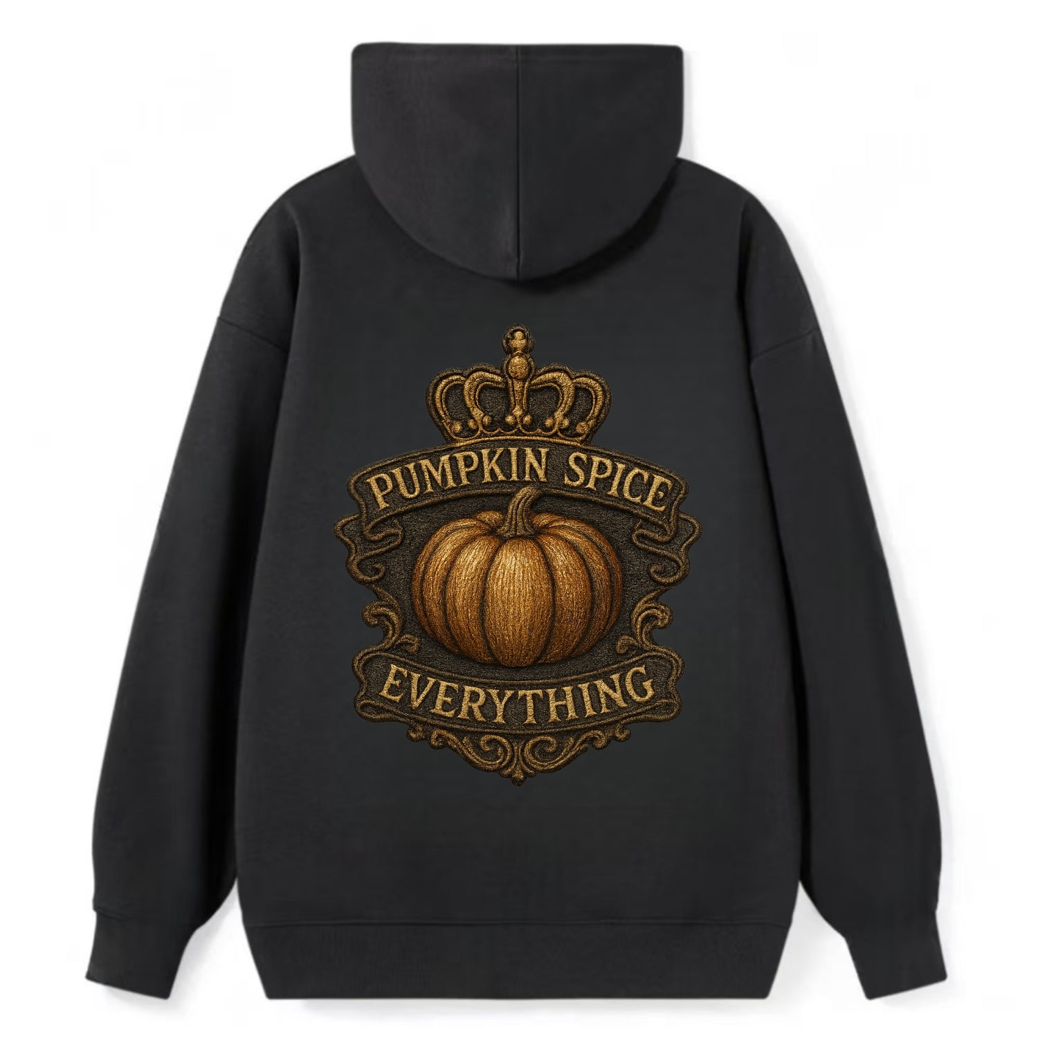 Pumpkin Spice Everything  - Classic Pullover Hoodie - Black