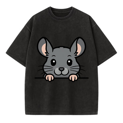 Chinchilla  - Vintage T-shirt - Black