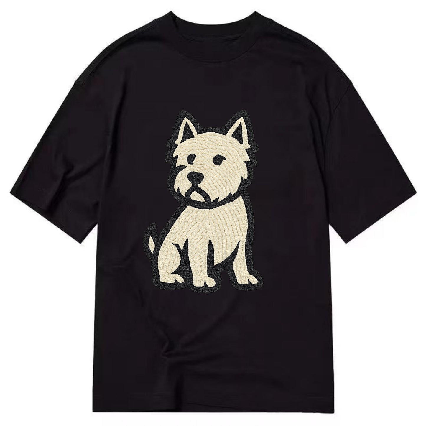 West Highland White Terrier - Alert stan Classic T-shirt - Black