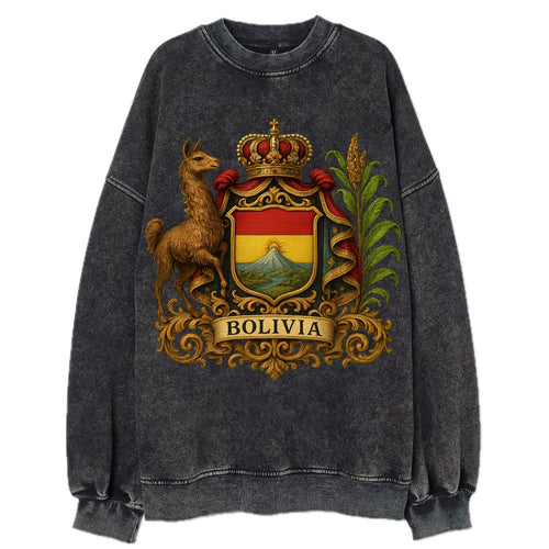 Bolivia Royal Logo  - Vintage Sweatshirt