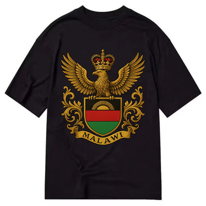 Malawi Royal Logo  - Classic T-shirt - Black