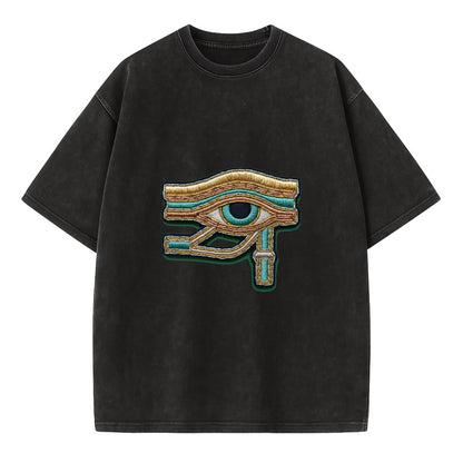 Eye of Horus - Vintage T-shirt - Black