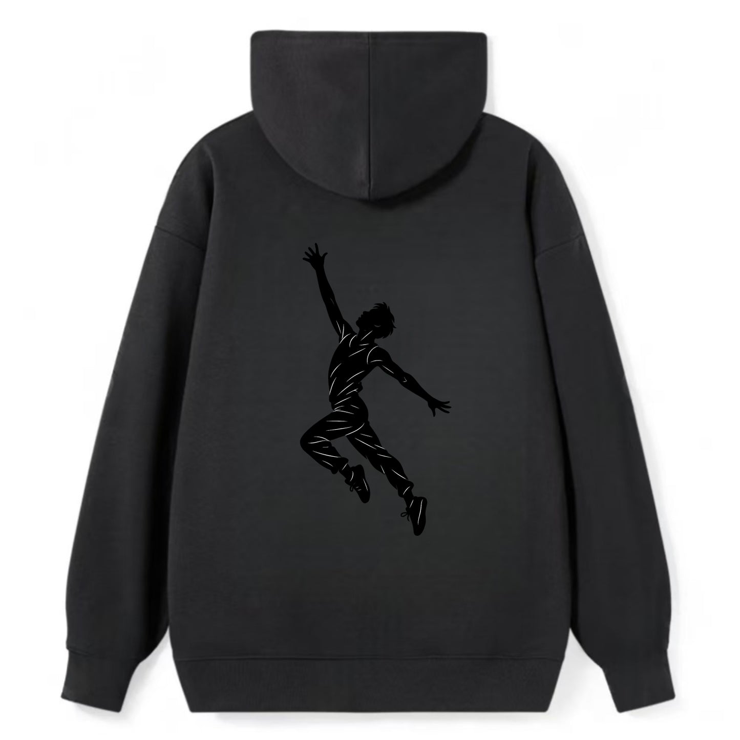 Modern dancer reaching skyward - Classic Pullover Hoodie - Black