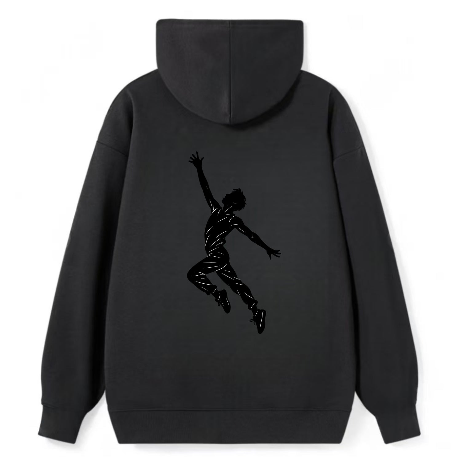 Modern dancer reaching skyward - Classic Pullover Hoodie - Black