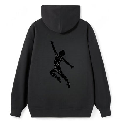 Modern dancer reaching skyward - Classic Pullover Hoodie - Black