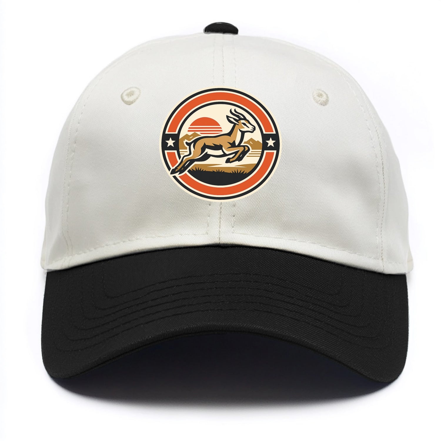 Proud Springbok Emblem - Two Tone Cap - Black