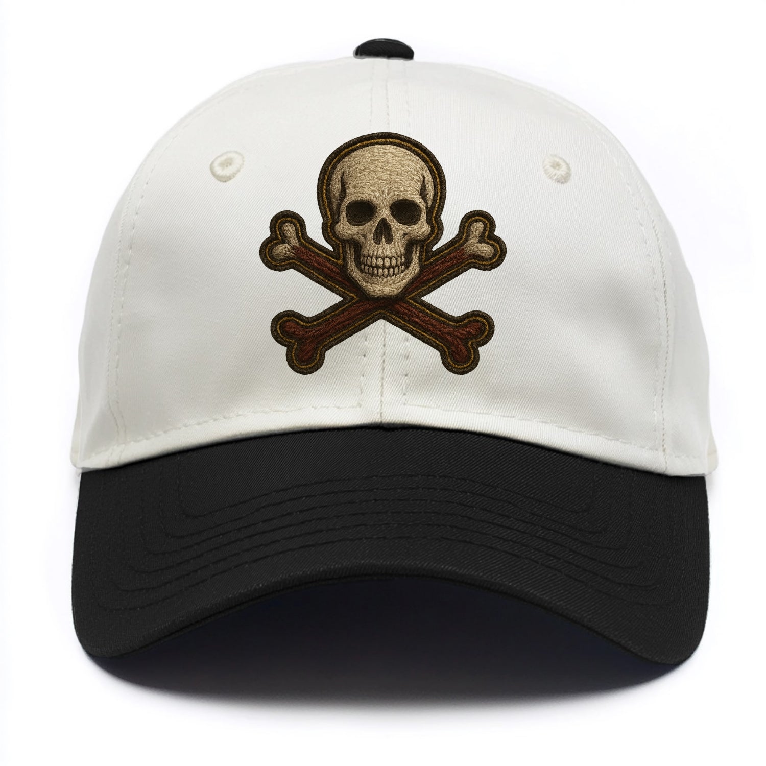 Jolly Roger  - Two Tone Cap - Black