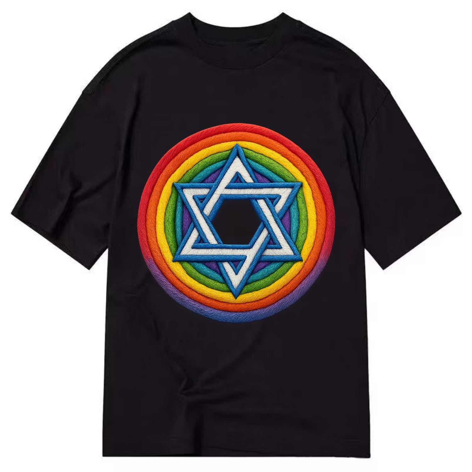 Star of David  - Classic T-shirt - Black
