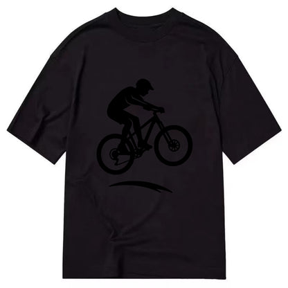 Mountain biker catching air - Classic T-shirt - Black