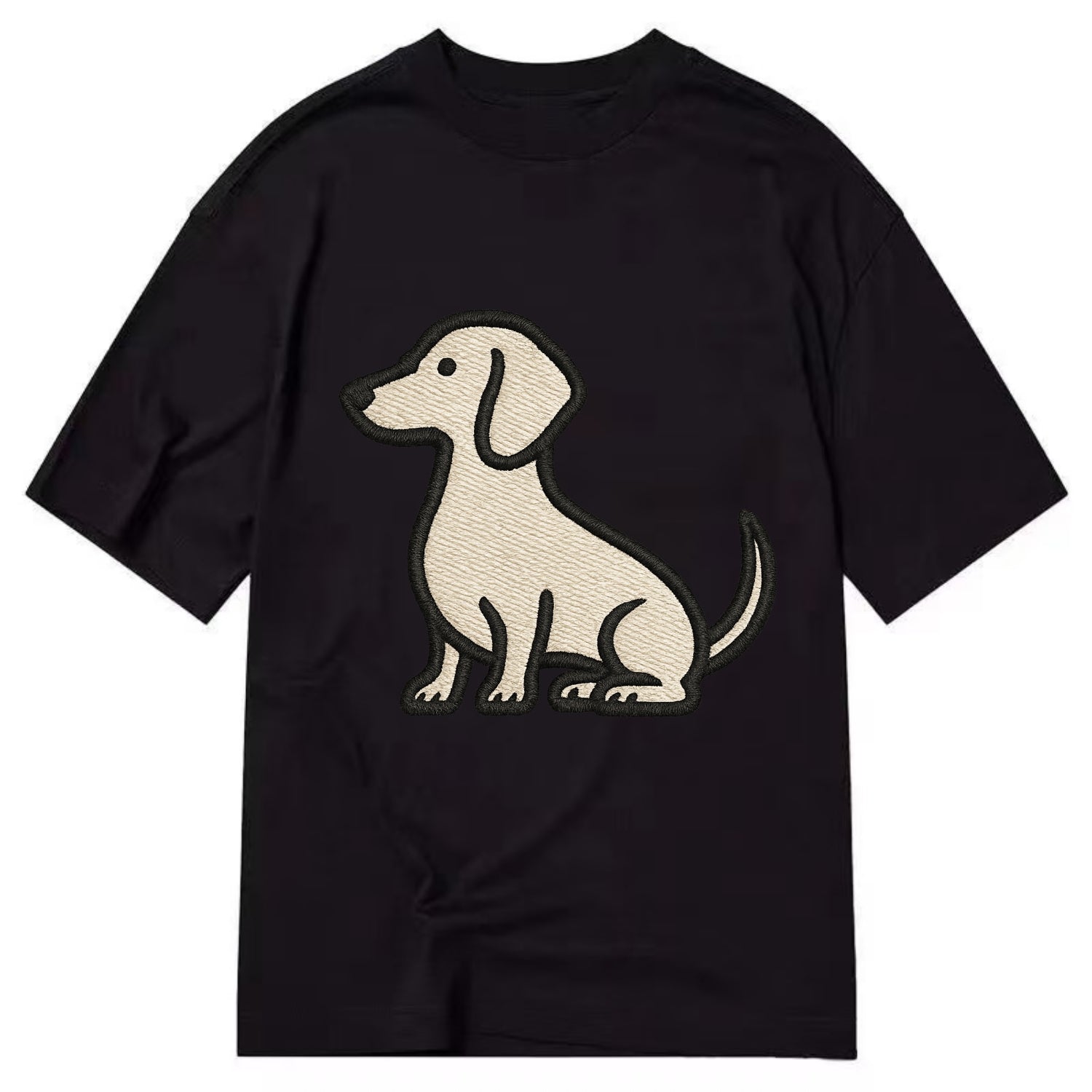 Dachshund - Long body profile view - Cla Classic T-shirt - Black