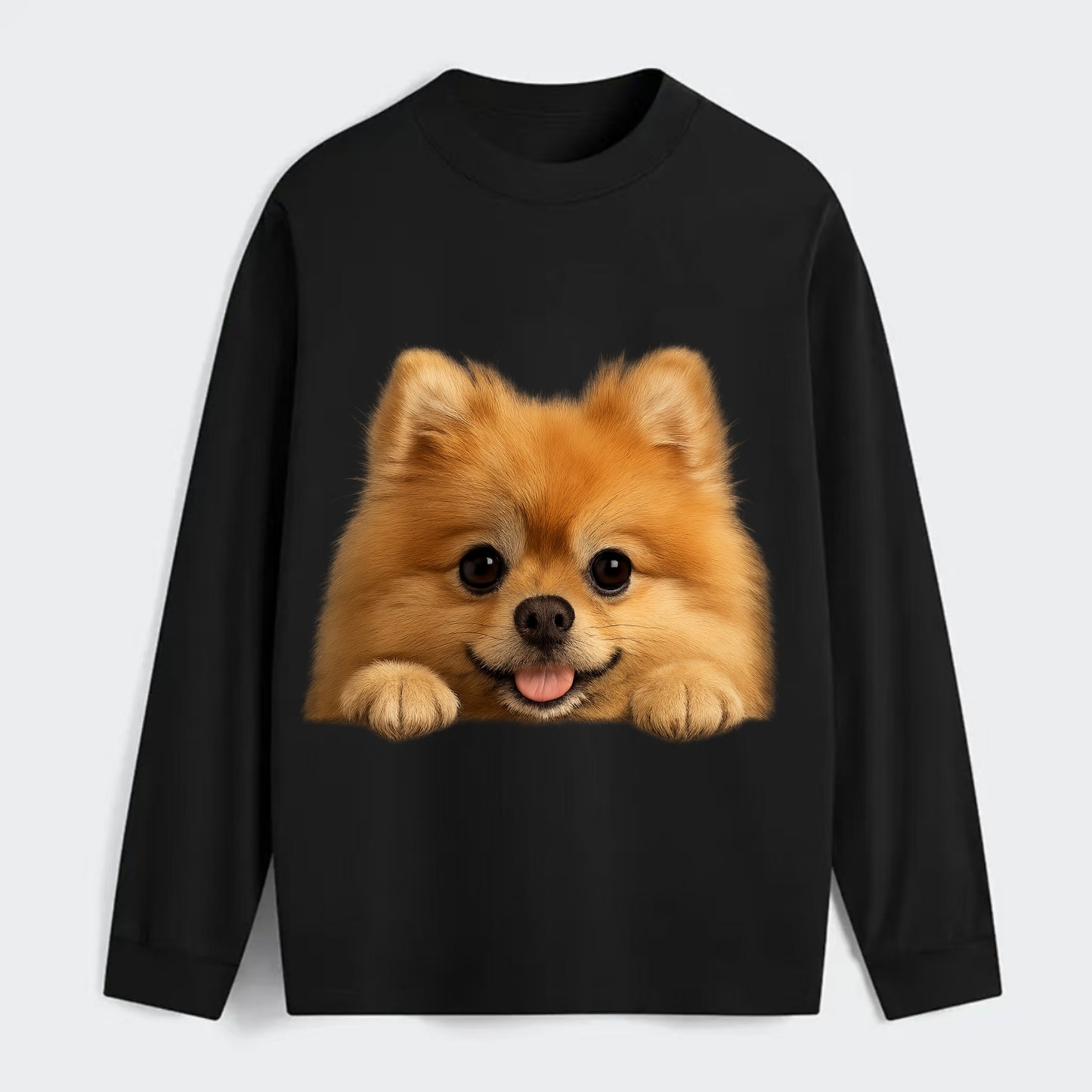 Pomeranian  - Classic Long Sleeve Shirt - Black