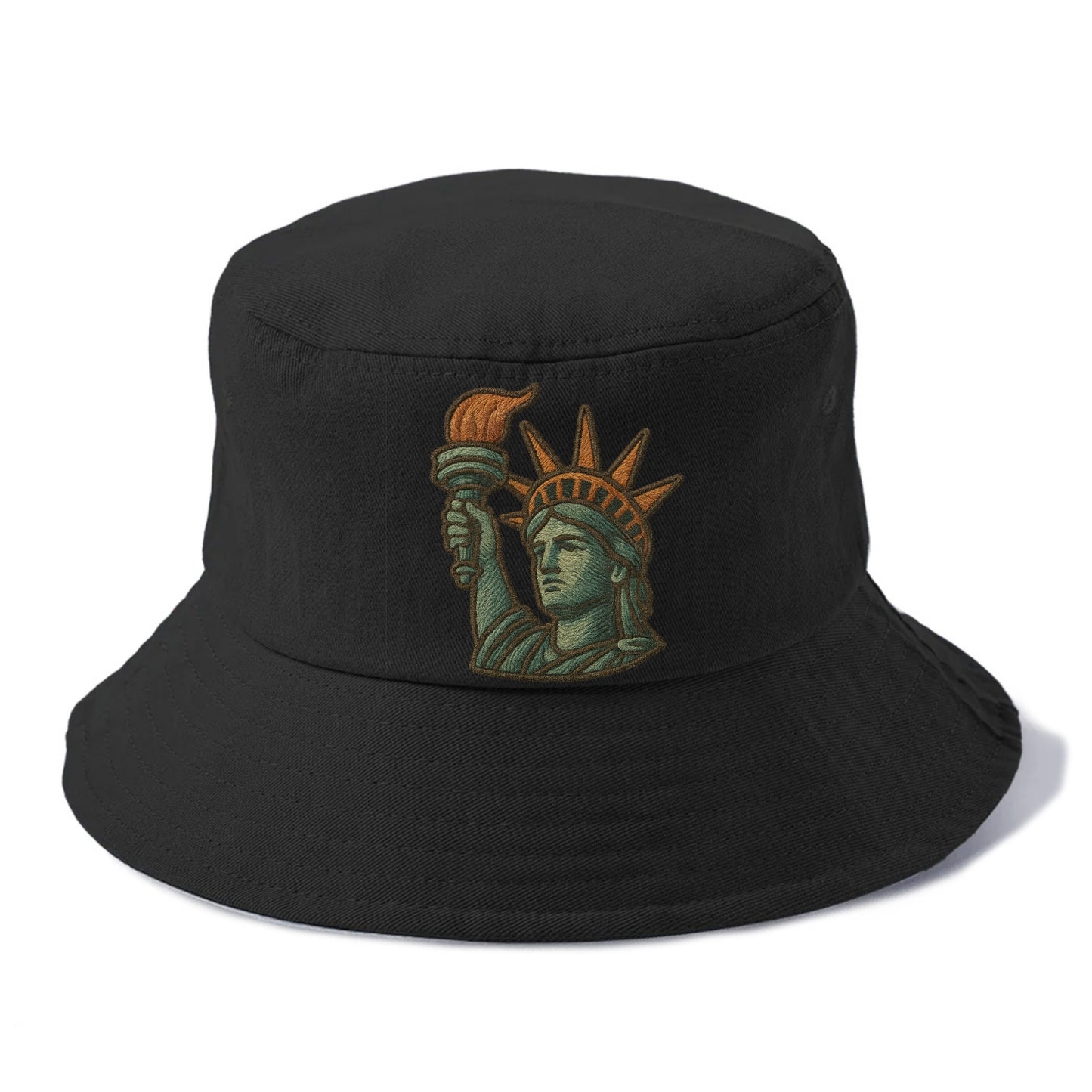 Statue of Liberty  - Bucket Hat - Black