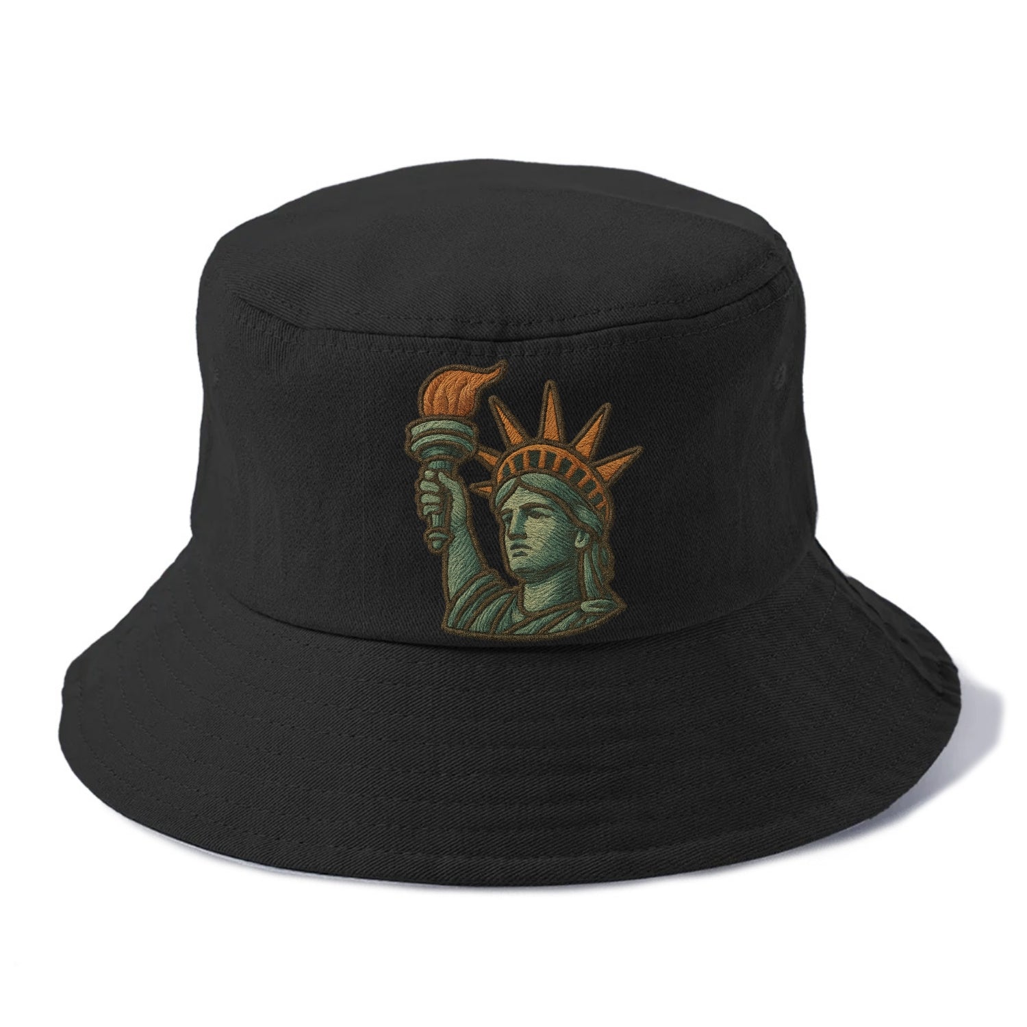 Statue of Liberty  - Bucket Hat - Black