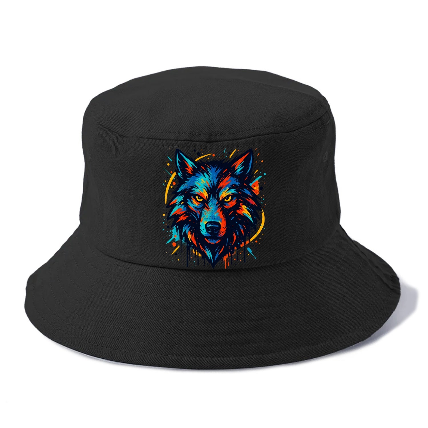 Alpha Wolf Leader  - Bucket Hat - Black