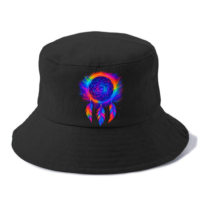 Dream Catcher Universe - Cosmic dreamcat - Bucket Hat - Black