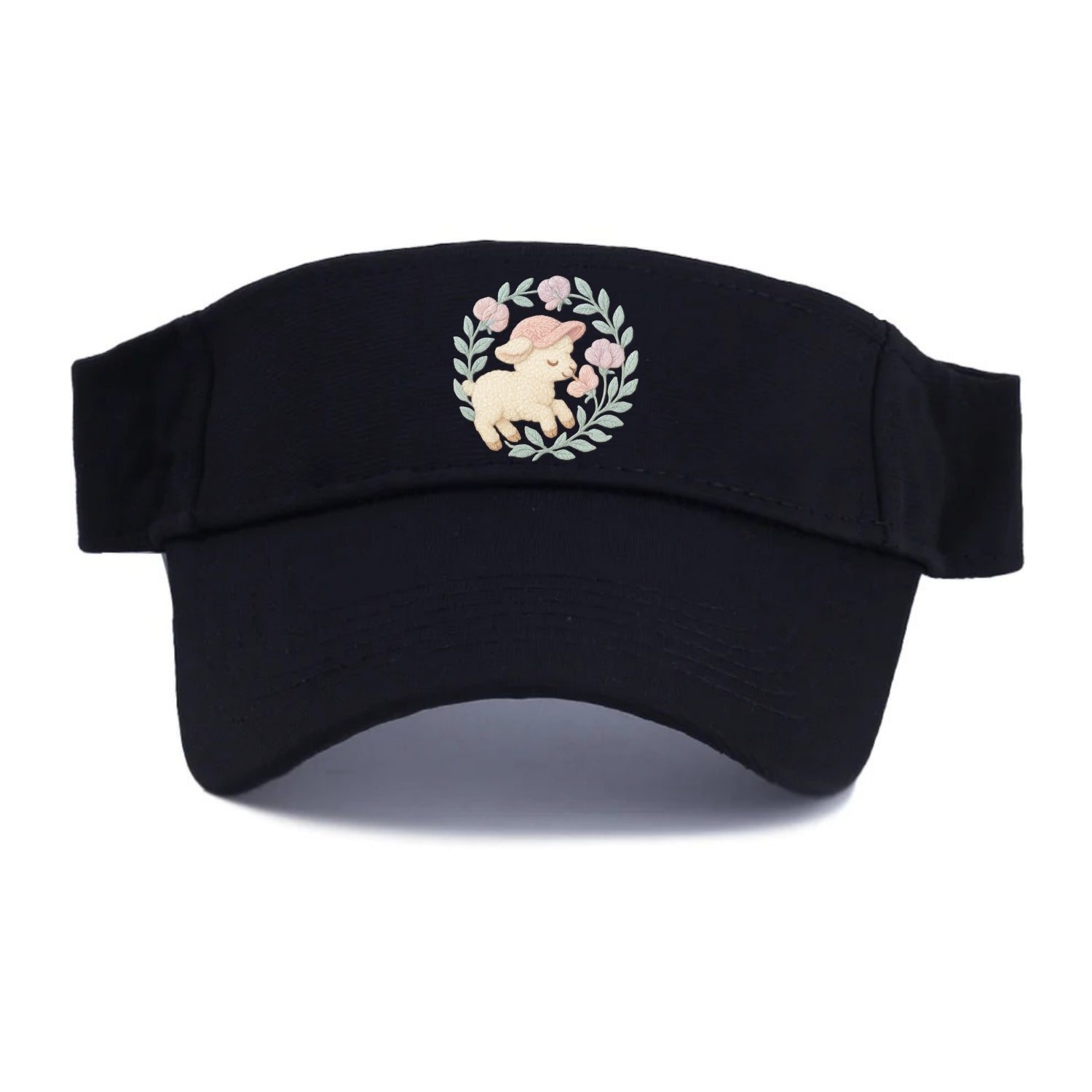 Lamb Sweet Peas  - Visor - Black