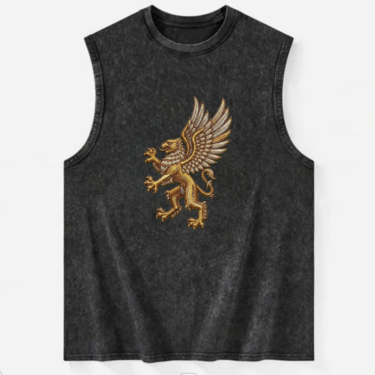Griffin - Vintage Washed Tank - Black