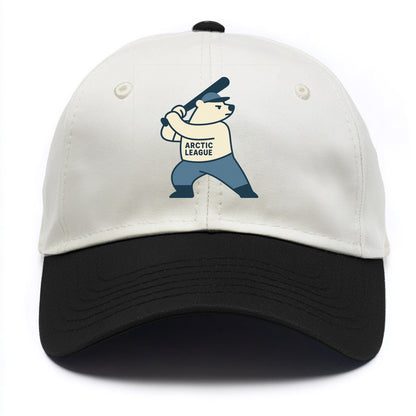 Polar Bear Baseball MVP - Two Tone Cap - Black