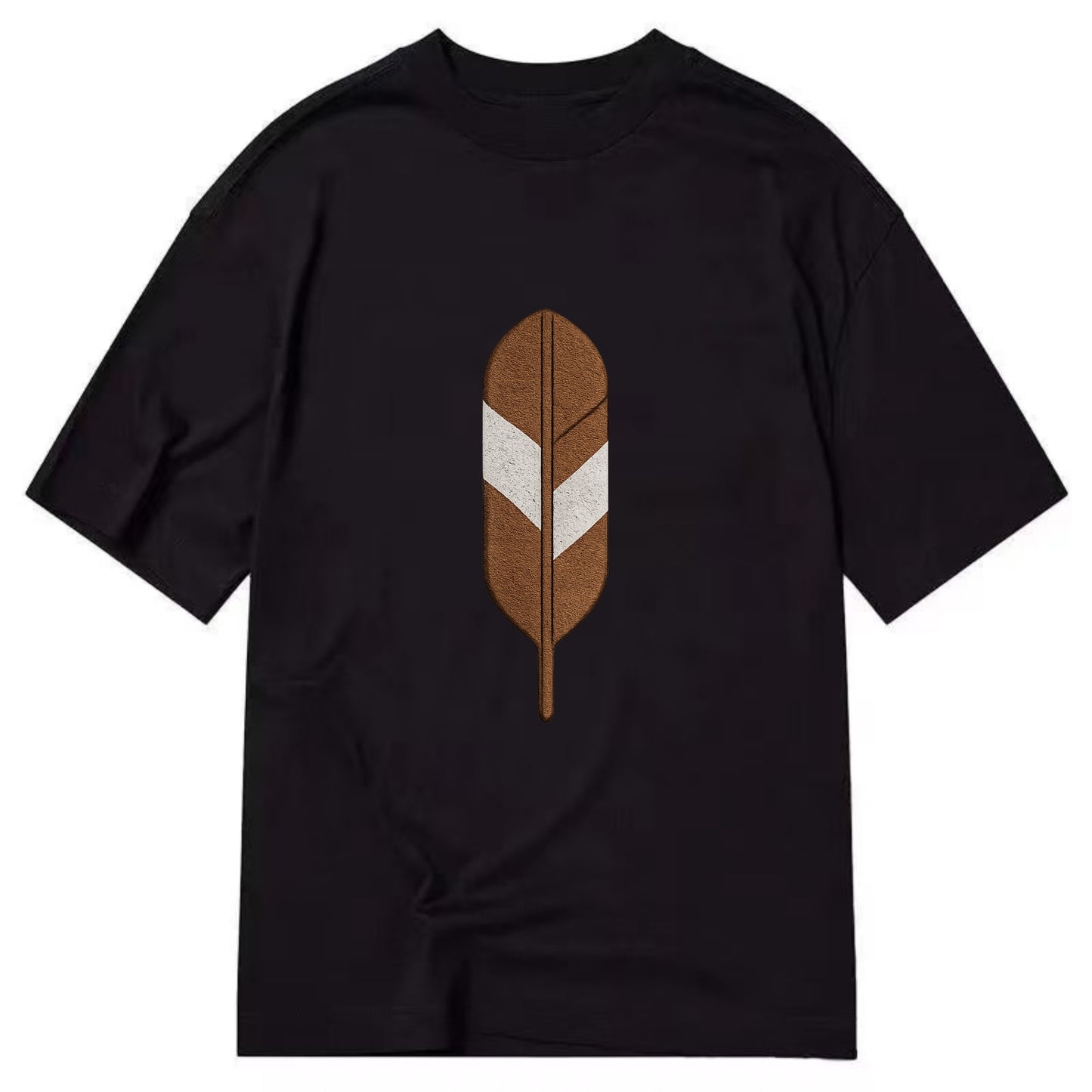 Eagle Feather  - Classic T-shirt - Black