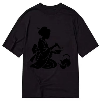 Geisha traditional tea ceremony - Classic T-shirt - Black