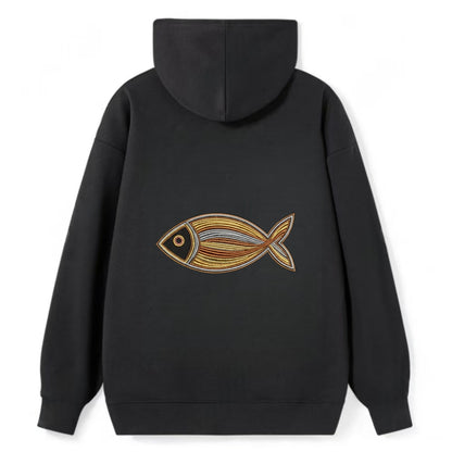Ichthys - Classic Pullover Hoodie - Black