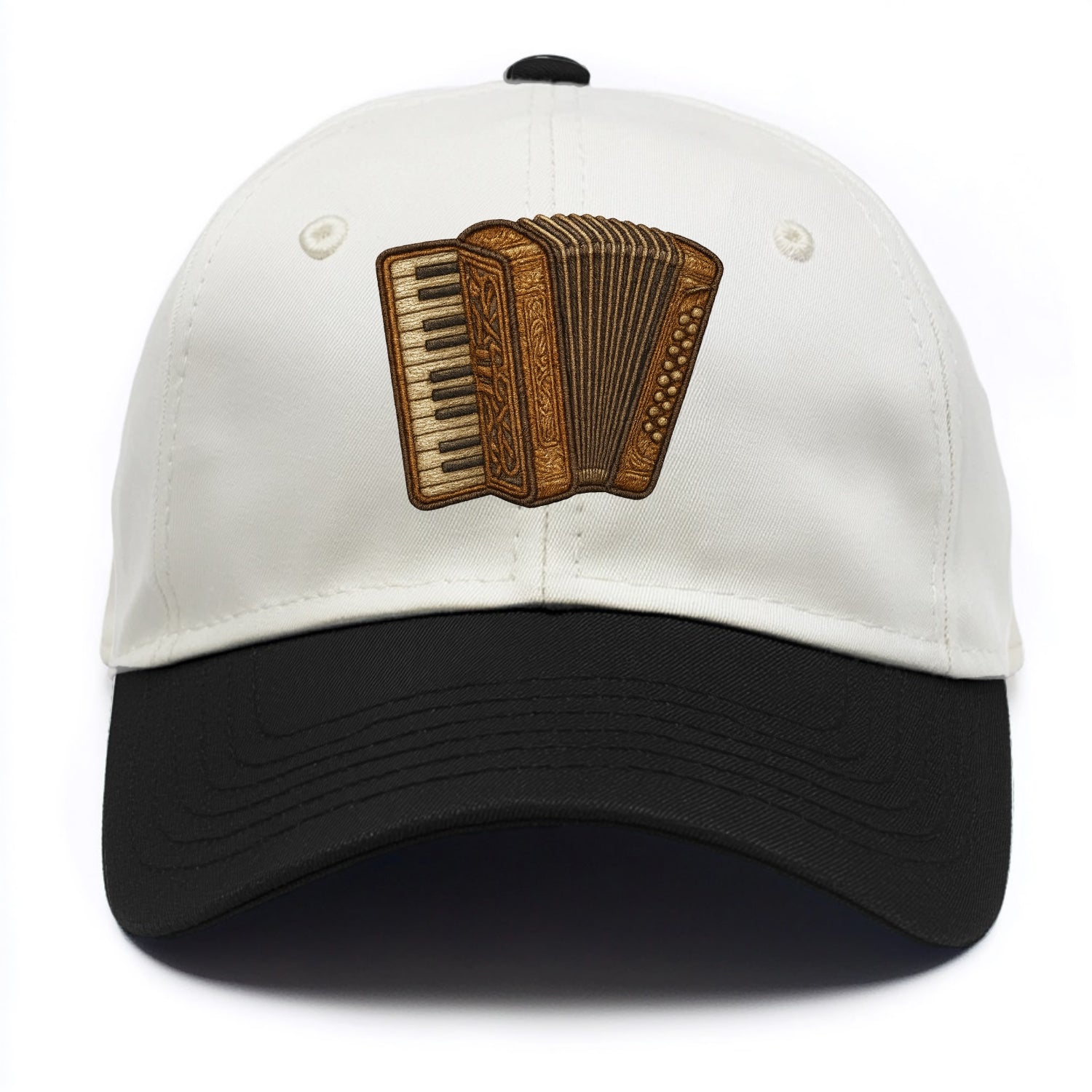 Accordion  - Two Tone Cap - Black