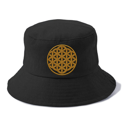 Flower of Life  - Bucket Hat - Black