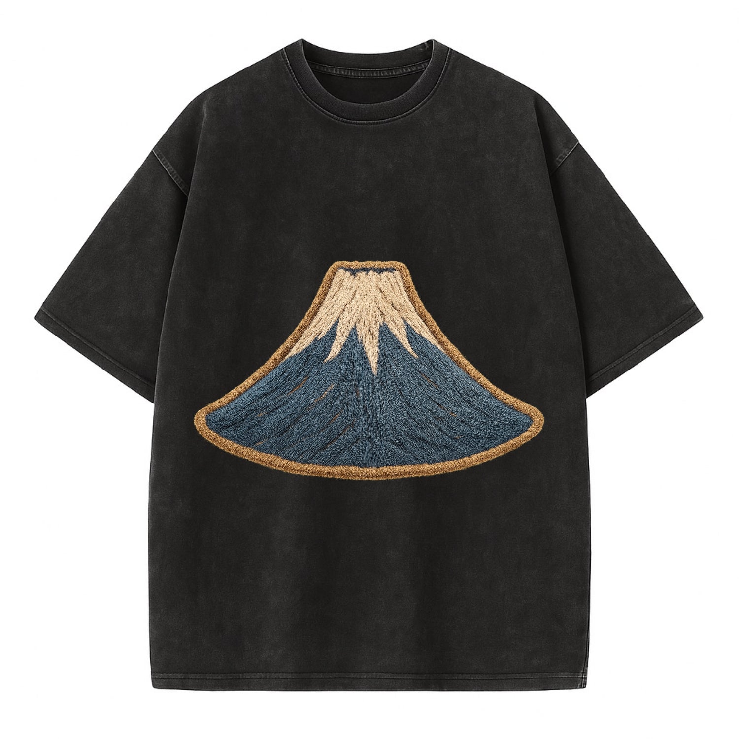 Sacred Mountain  - Vintage T-shirt - Black