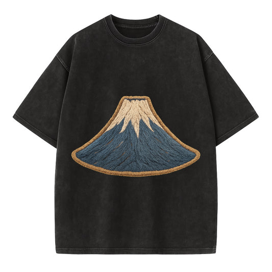 Sacred Mountain  - Vintage T-shirt - Black