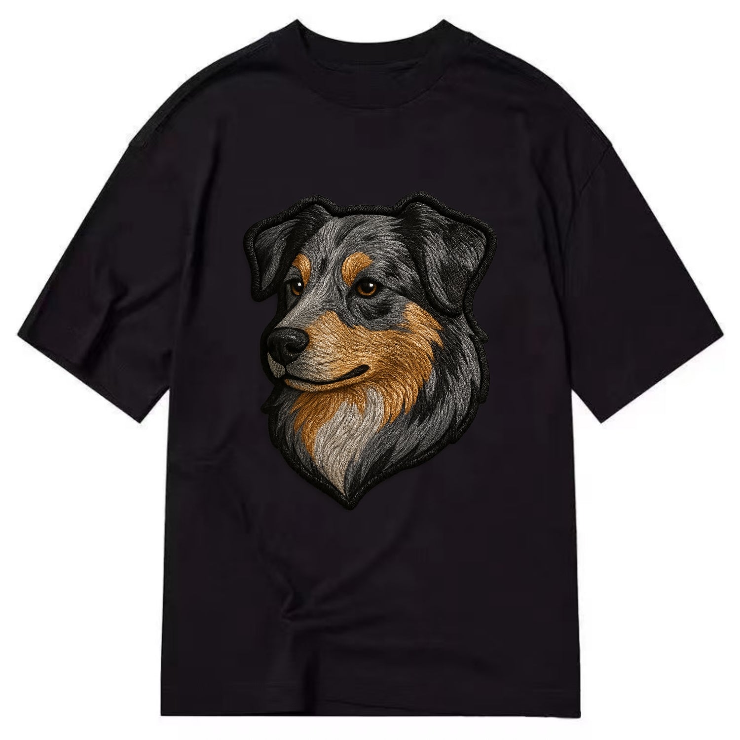 Australian Shepherd - Modern merle patte - Classic T-shirt - Black