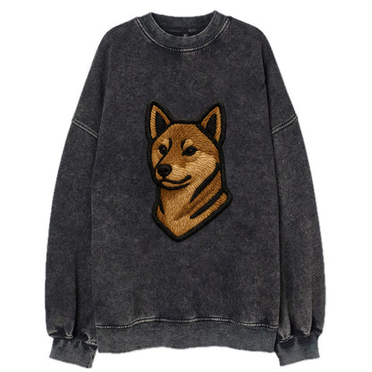 Shikoku - Trendy Japanese hunter design - Vintage Sweatshirt - Black