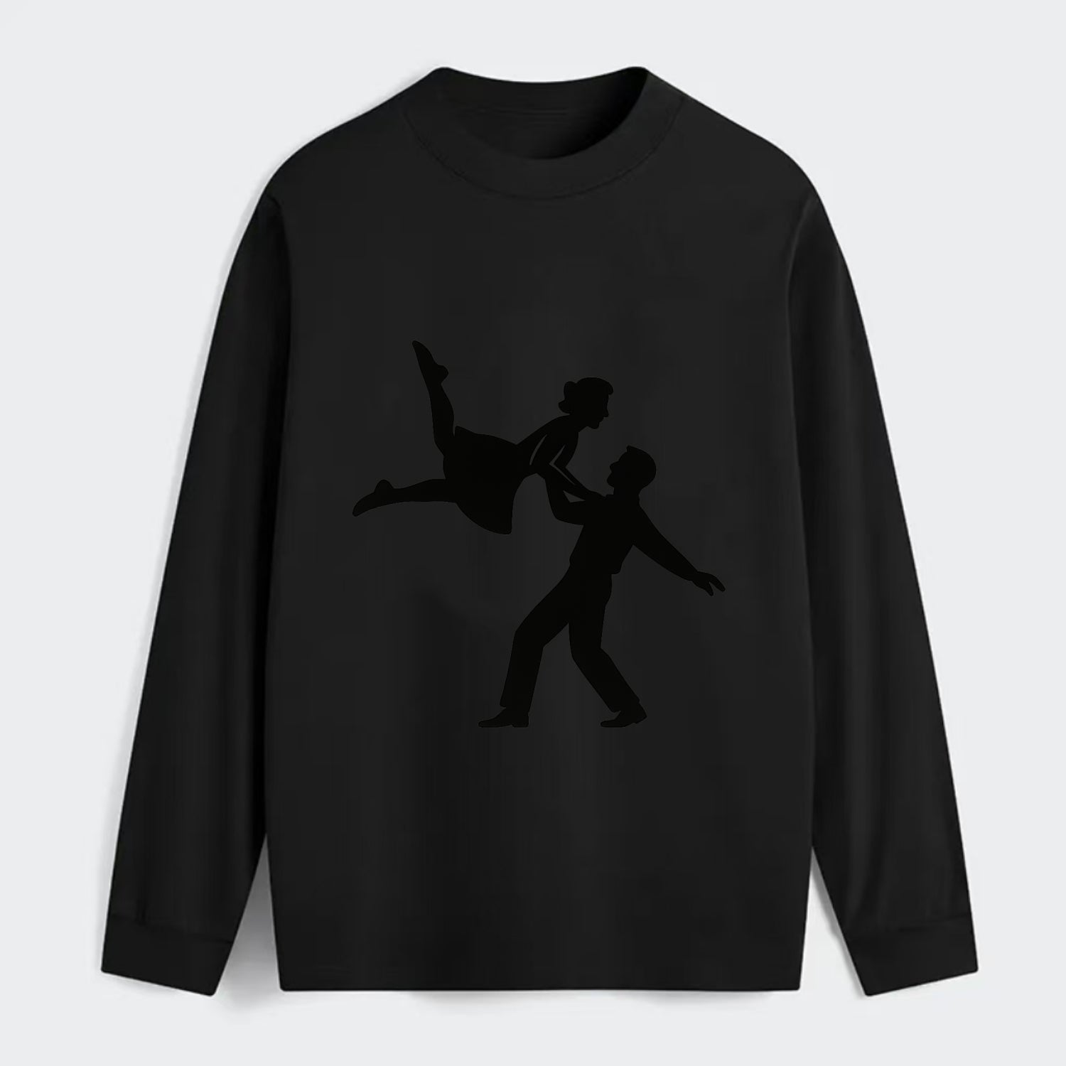 Swing dancers aerial lift - Classic Long Sleeve Shirt - Black