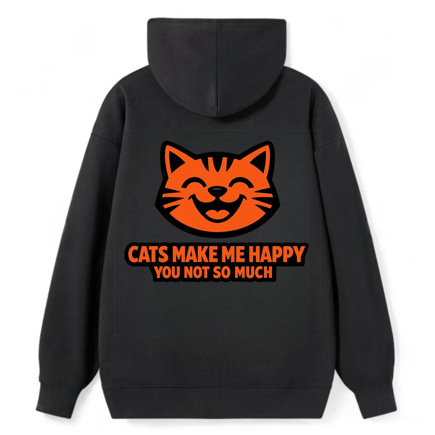 Feline Joy and Sassy Truths - Classic Pullover Hoodie - Black