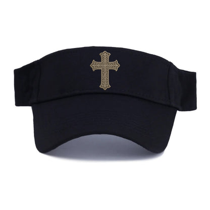 Filigree Cross  - Visor - Black