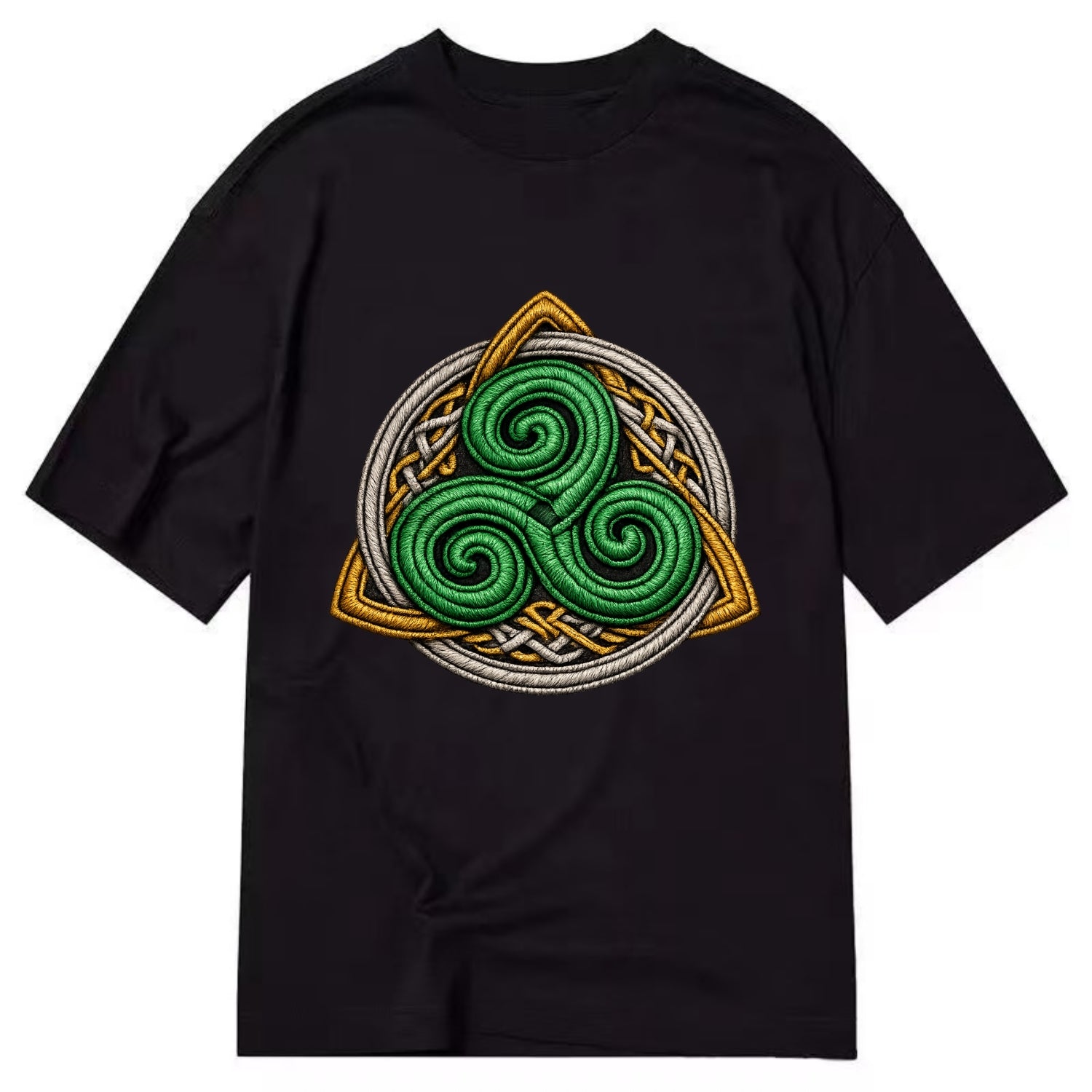 Spiral Knot Triskele - Classic T-shirt - Black